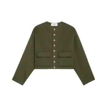 CELINE FW21 Fitted Sweater Women's Forest Green