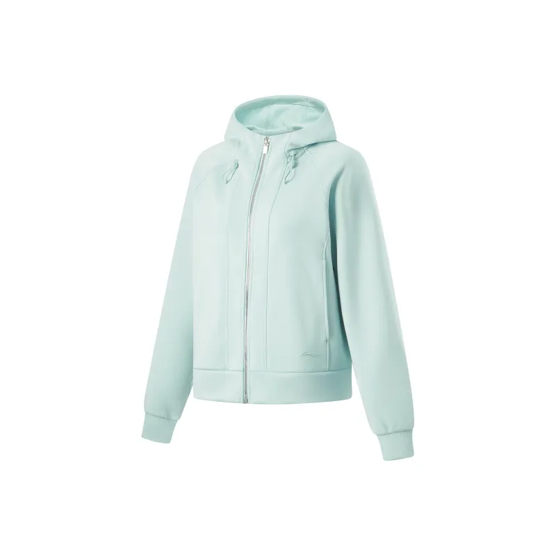 LiNing Fitness Series Sweatshirt Women's Feather Green Yarn-0
