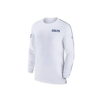 Nike Indianapolis Colts Sideline Coach Men's Nike Dri FIT Nfl Long Sleeve Top