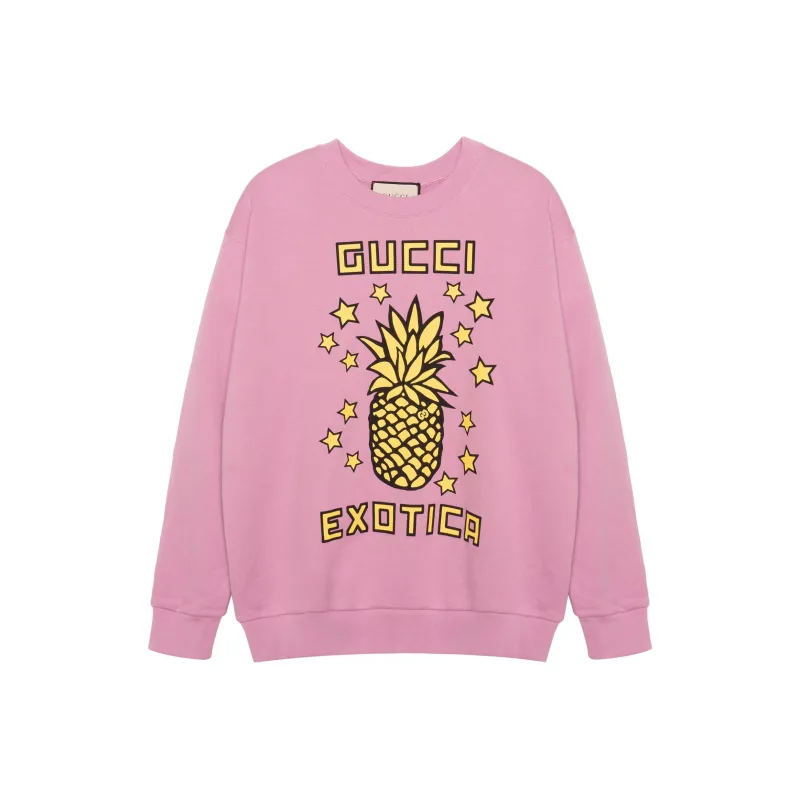 GUCCI Exotica Pineapple print Sweatshirt-0