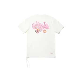 LiNing x LOL Drop Shoulder Sleeve T Shirt Women's Ecru