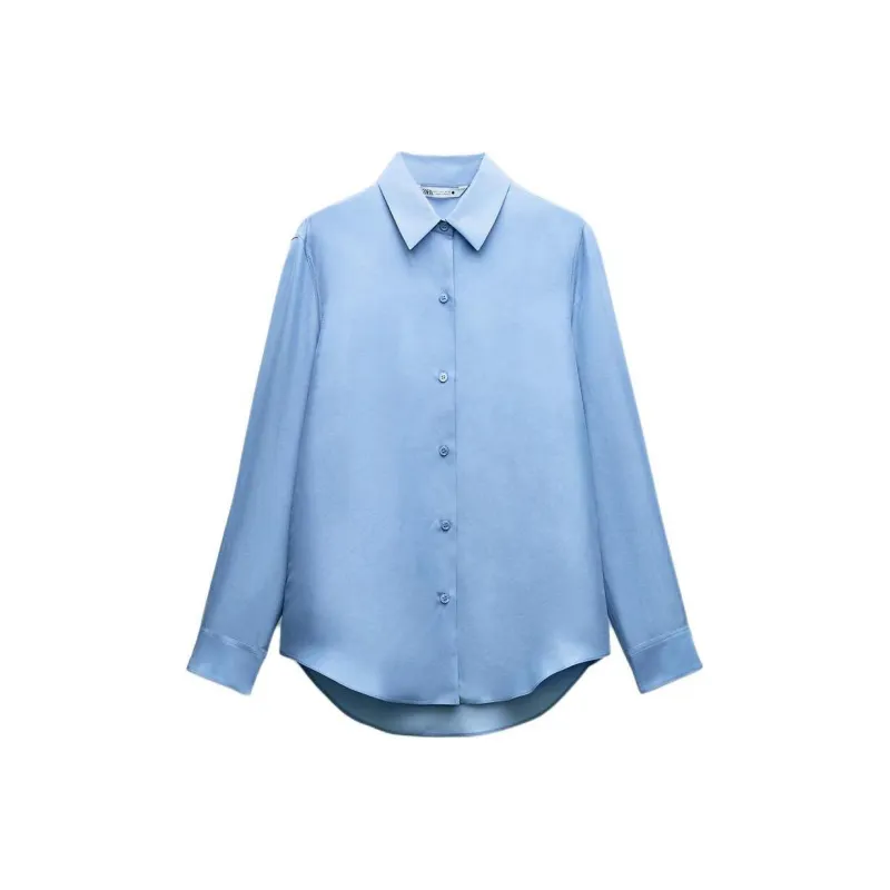 ZARA Shirts Women's Sky Blue-0