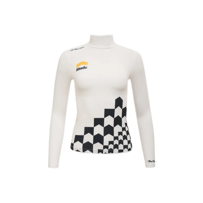 RHUDE High neck Long sleeve T shirt-0