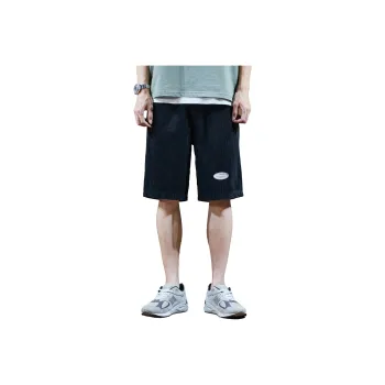 Tonlion Casual Shorts Men Black
