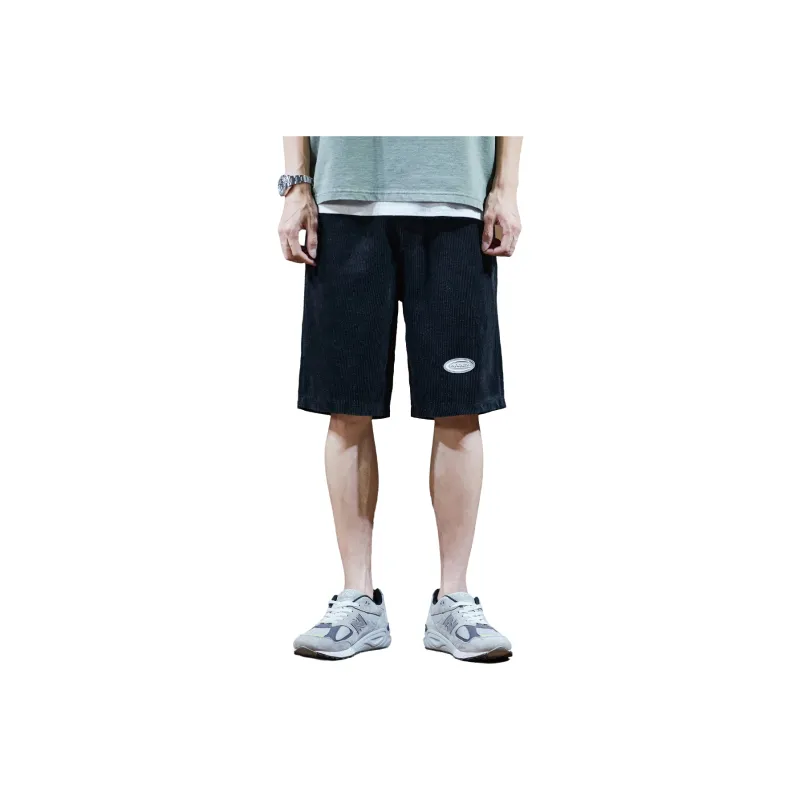 Tonlion Casual Shorts Men Black-0