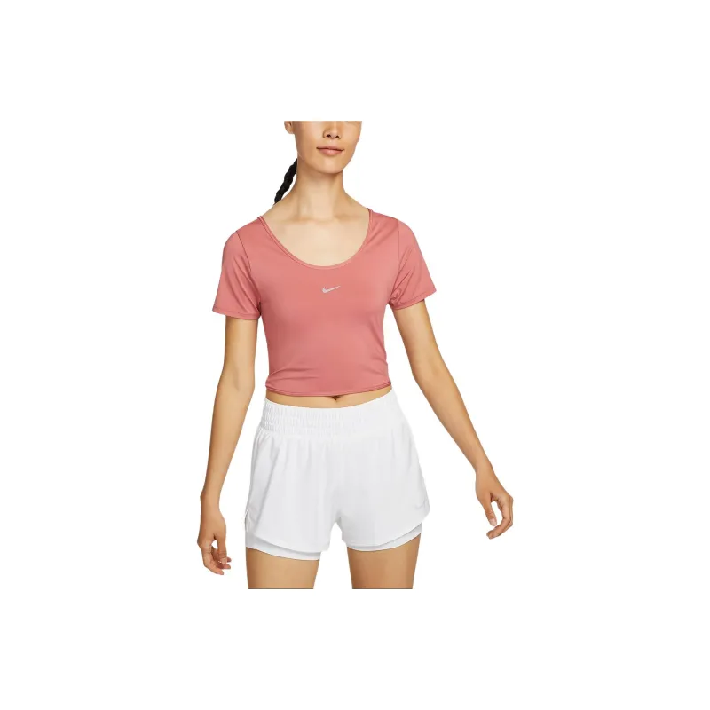 Nike Regular T Shirt Women's Rock Pink/Black-0