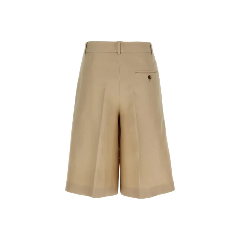 Alberto Biani Linen blend Shorts-1