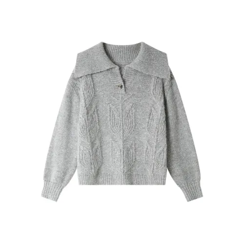 VIMLY Sweater Women's Light Gray