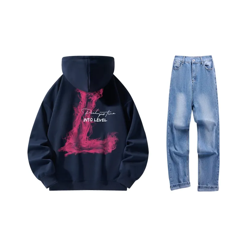 LEVEL Sweatshirt Sets Unisex-26