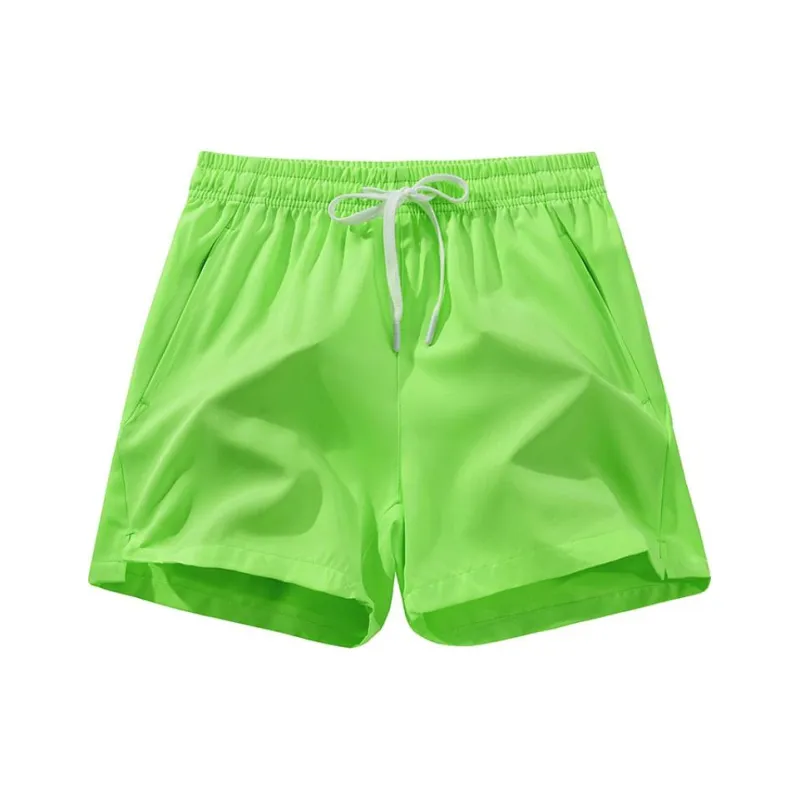 MIIRACER Casual Shorts Unisex Lime Gray-11