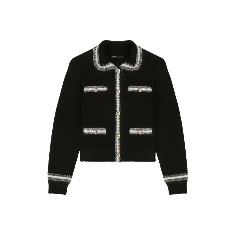 Maje FW22 Knitwear Women's Black-0