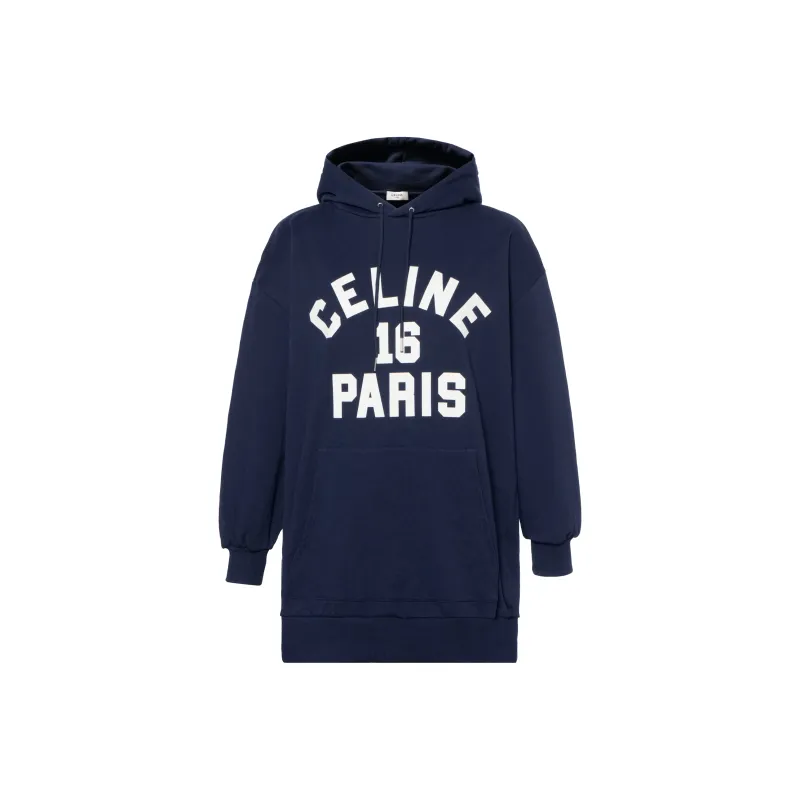 CELINE SS22 Sweatshirt Women's Dark Blue-0