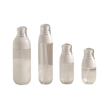 KEWANHONG Squeezable Lotion Bottles With Dividers Convenient Four Piece Set