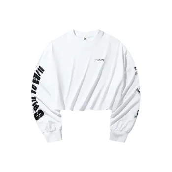 Anta Life Collection Sports Life Collection Sweatshirt Women's Snowflake White