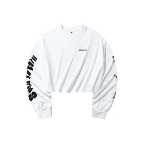 Anta Life Collection Sports Life Collection Sweatshirt Women's Snowflake White