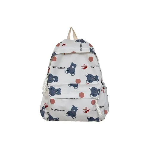 Single Warehouse Nylon Backpack Regular Women's White/Pink/Blue/Green/Black
