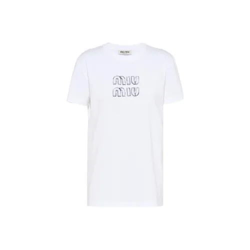 MIU MIU T-Shirts Women's White