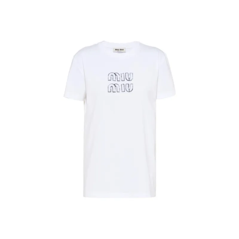 MIU MIU T Shirts Women's White-0