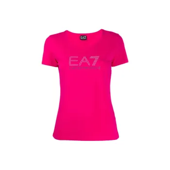 EMPORIO ARMANI EA7 T Shirts Women's Rose Pink