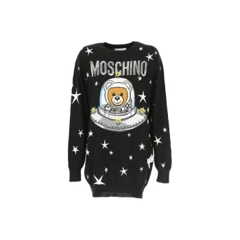 MOSCHINO Loose Fit Knitwear Women's Black