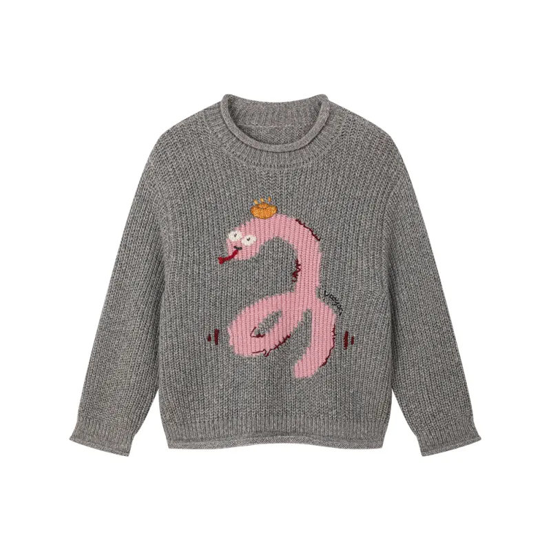 UOOYAA Sweaters Women's Gray-0
