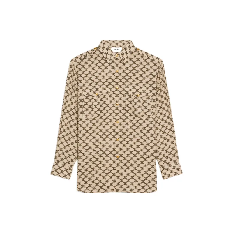 CELINE FW22 Shirt Women's Caramel-0