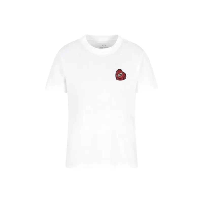 ARMANI EXCHANGEAE Regular T Shirt Women's White-0