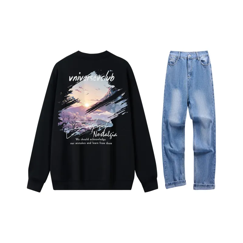 VniVerseVClub Sweatshirt Set Unisex-6