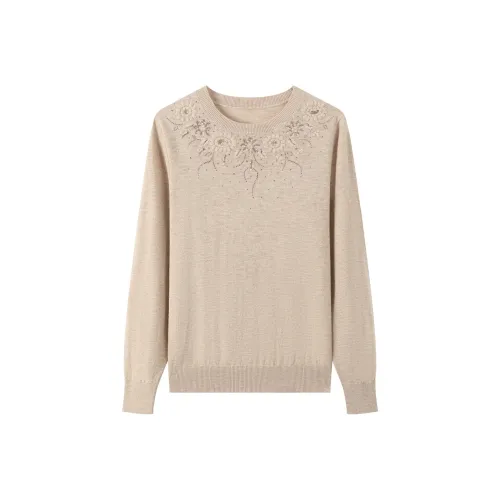 H YXIANG Sweaters Stone Women's