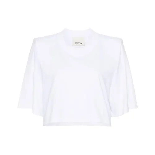 ISABEL MARANT Zaely Cotton Cropped T shirt