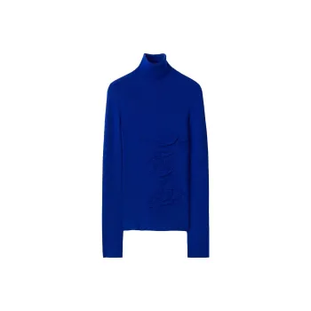 Burberry Equestrian Knight-motif Roll-neck Jumper