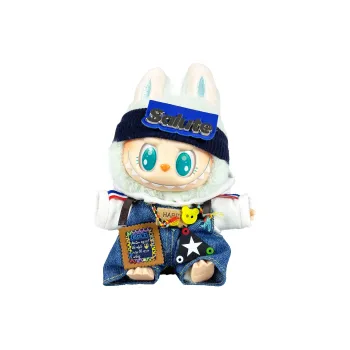 [Modified Doll] POP MART Labubu THE MONSTERS Sitting Party Collection, Confirmed, Street Youth, Cute Hang Tag Box 15cm