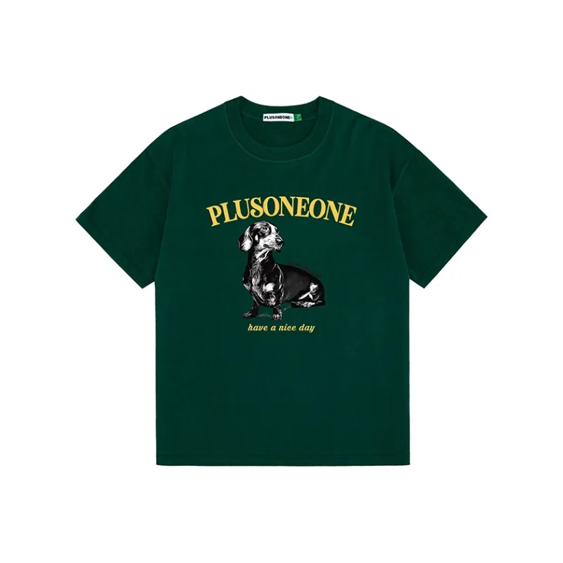 PLUSONEONE+ Regular Short Sleeved T Shirts Unisex-14