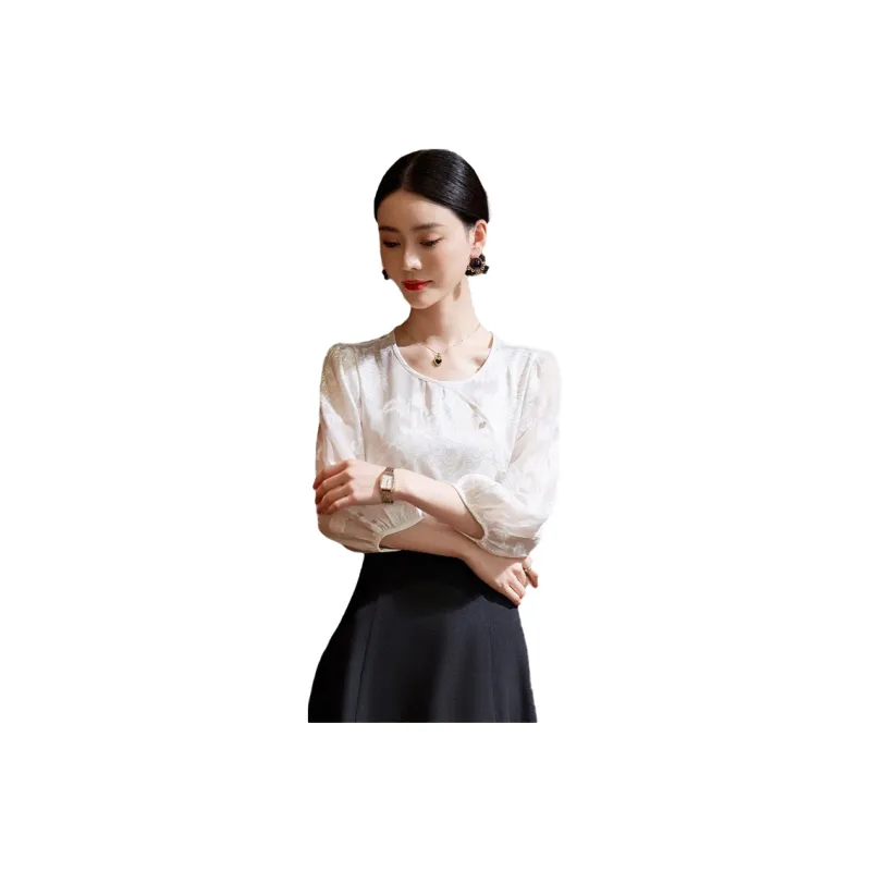 Hang Yi Court SS24 Shirt Women's White-0