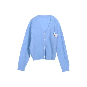 UNIDES-X UX Knitwear Women's Light Blue