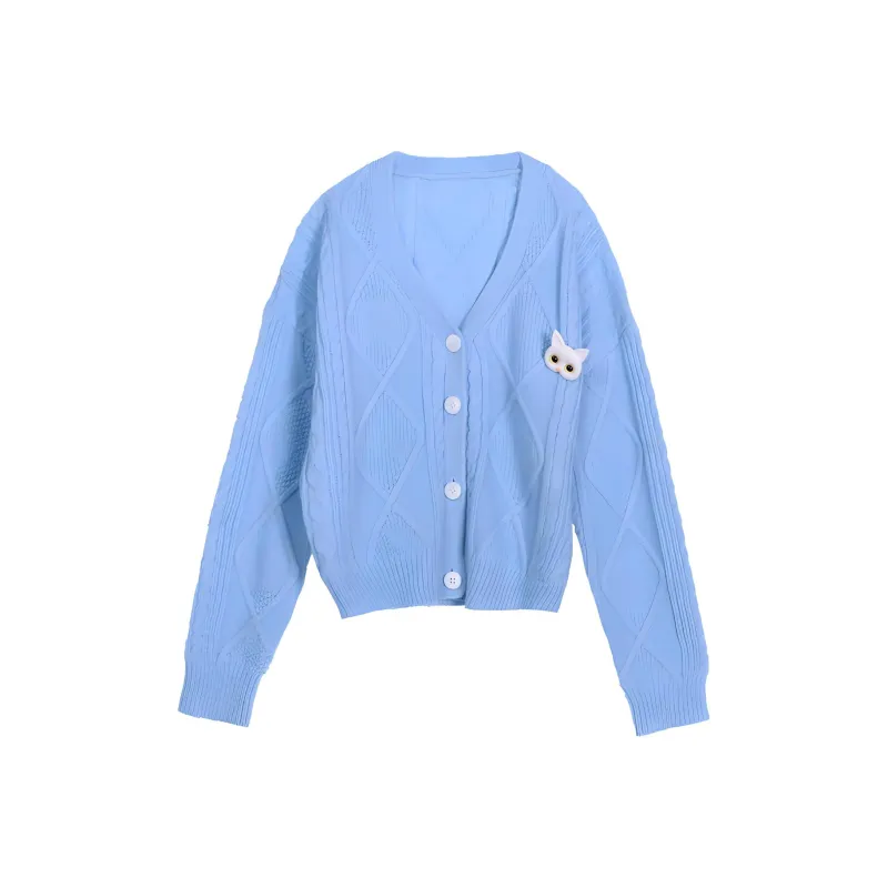 UNIDES-X UX Knitwear Women's Light Blue-0