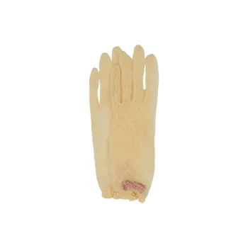 Valentino Nylon Gloves Unisex Yellow