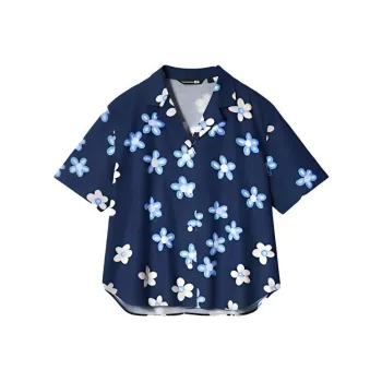 Marimekko X UNIQLO Marimekko Co-brand Shirts Women's Blue