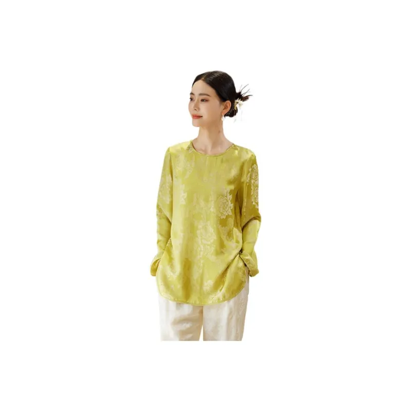 Hang Yi Court Shirt Women's Lemon-0