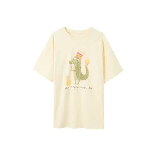 3COLOUR T Shirt Women's Light Yellow