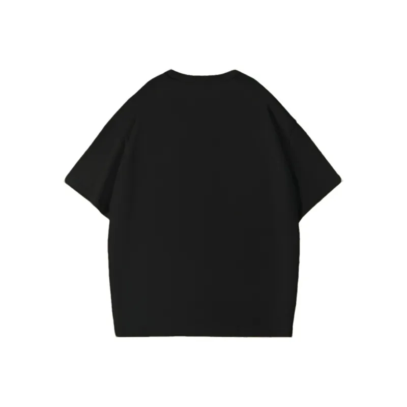 Cotton Gene Drop Shoulder Sleeve T Shirt Women's-1
