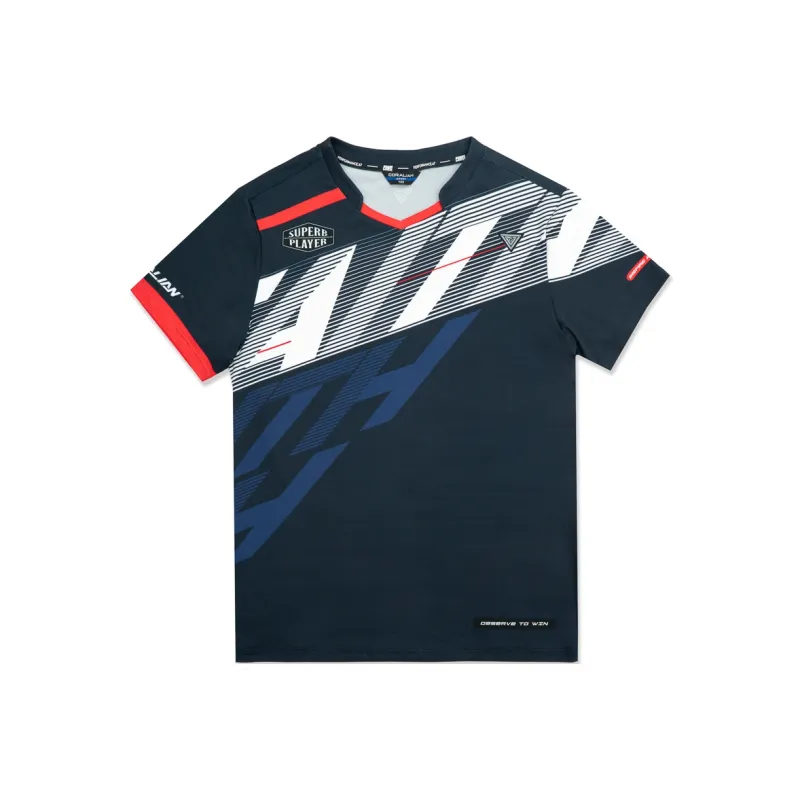CORALIAN Badminton Jersey Men's Navy Blue-0