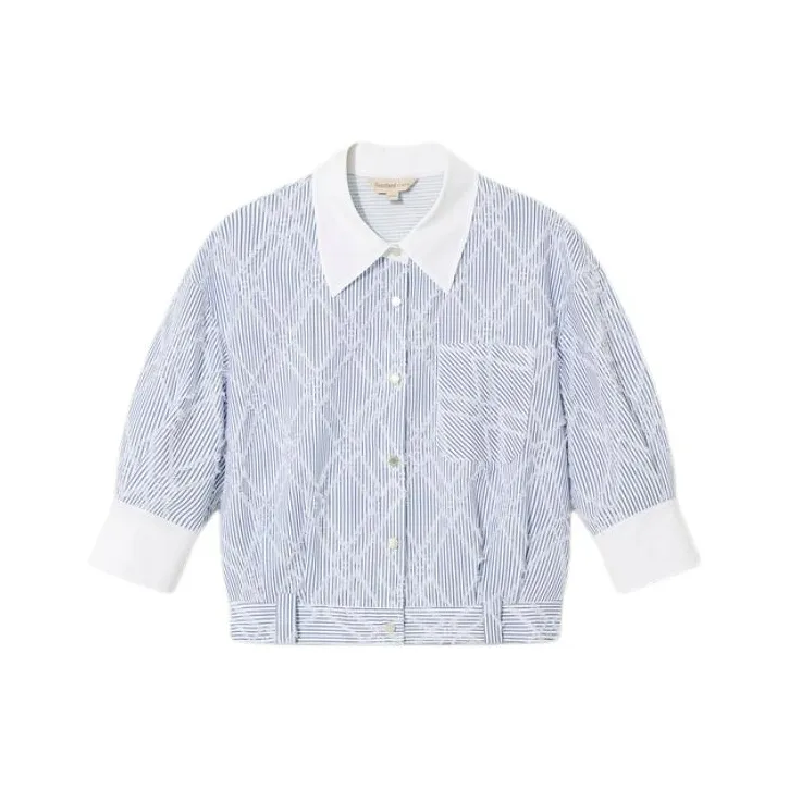 Goodland Shirt Women's Blue White-0