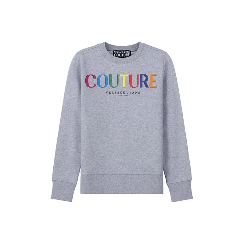 VERSACE JEANS COUTURE Sweatshirts Women's Gray-0