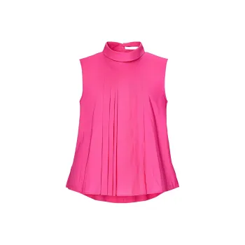 UNIQLO X Marni Women's Tuck Blouse Pink