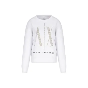 ARMANI EXCHANGEAE SS22 Sweatshirt Women's White