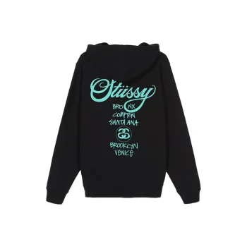 Stussy World Tour Hood 'Black/Blue'