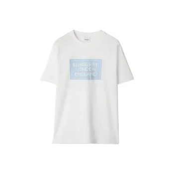 Burberry SS24 Raglan Sleeve T Shirt Women's White