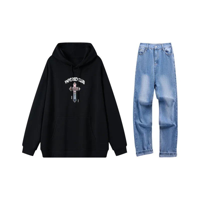 VniVerseVClub Sweatshirt Set Unisex-6