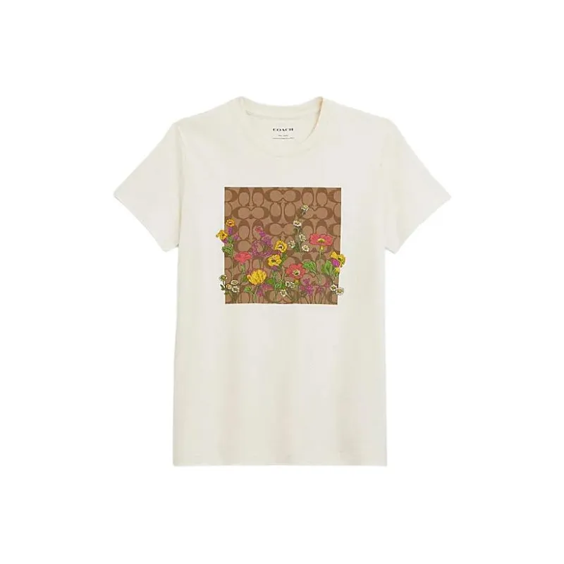 COACH SS24 T Shirt Women's White-0